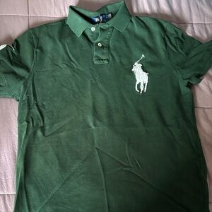 Polo by Ralph Lauren Men's Green Polo Shirt